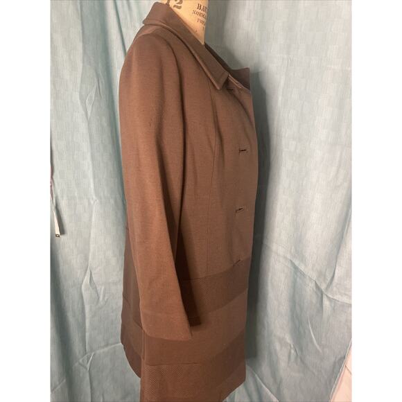 VTG MOD CAPRIEL Made in Belgium 100% WOOL DRESS With Matching Long Jacket - Picture 5 of 16